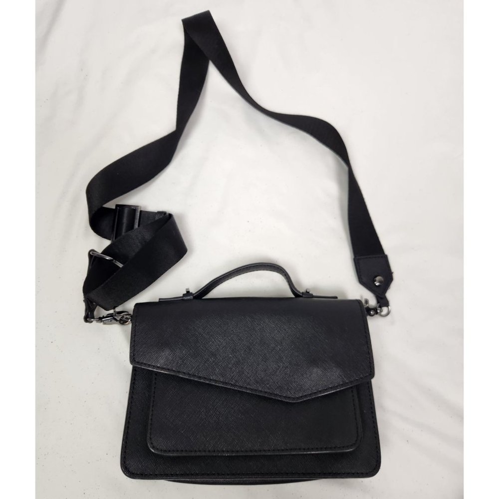 botkier New York Cobble Hill Satchel Crossbody In Black